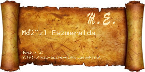 Mözl Eszmeralda névjegykártya